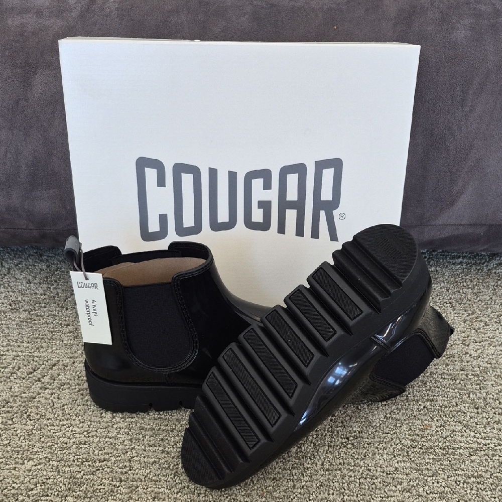 Cougar Women's Black Rain Boots